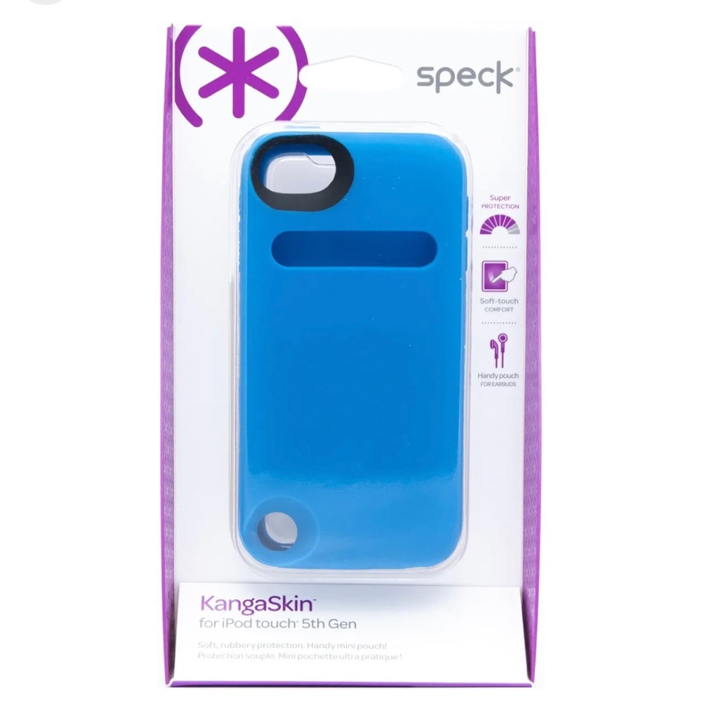 Speck Kangaskin Blue Soft Touch Case for iPod Touch 5th Generation